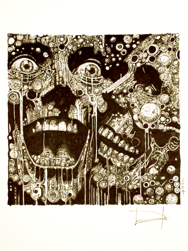 Masquarade., par Lannïck Dinard, collection Ombre dystopique : Point de fuite, Encre, 2024, 12 x 9